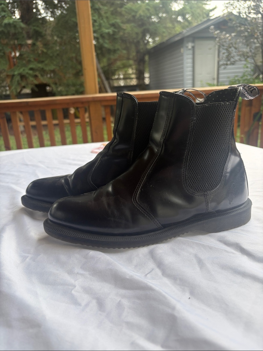 Women’s Doc Marten Black Chelsea Boots - Classic Slip-On Style